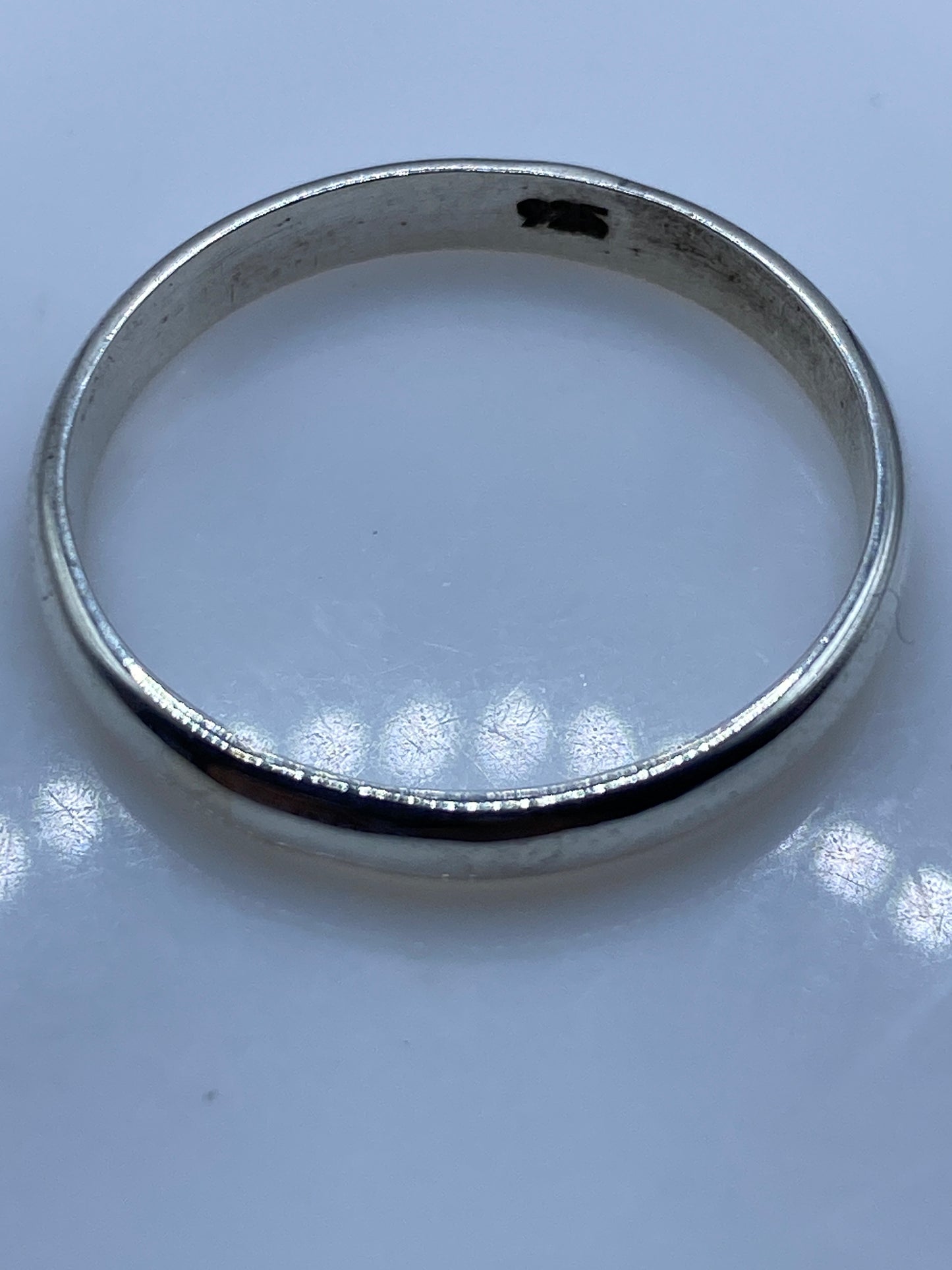 Anillo de Plata Banda Lisa Minimalista — Unisex — foto 5