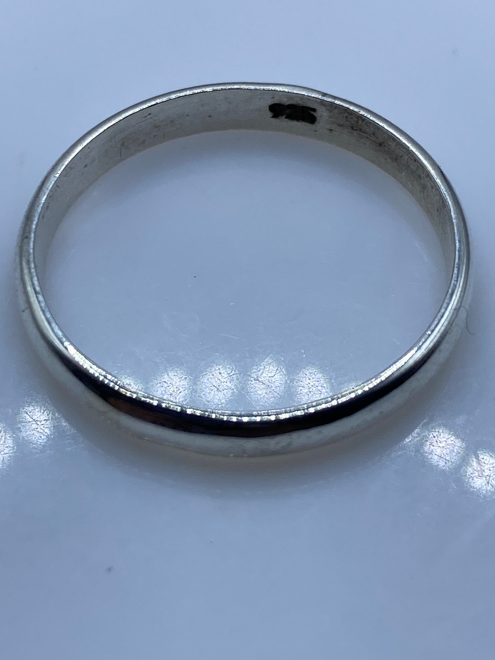 Anillo de Plata Banda Lisa Minimalista — Unisex — foto 5