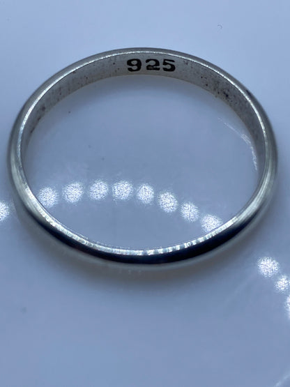 Anillo de Plata Pulida Banda Clásica — Minimalista .925 — foto 5