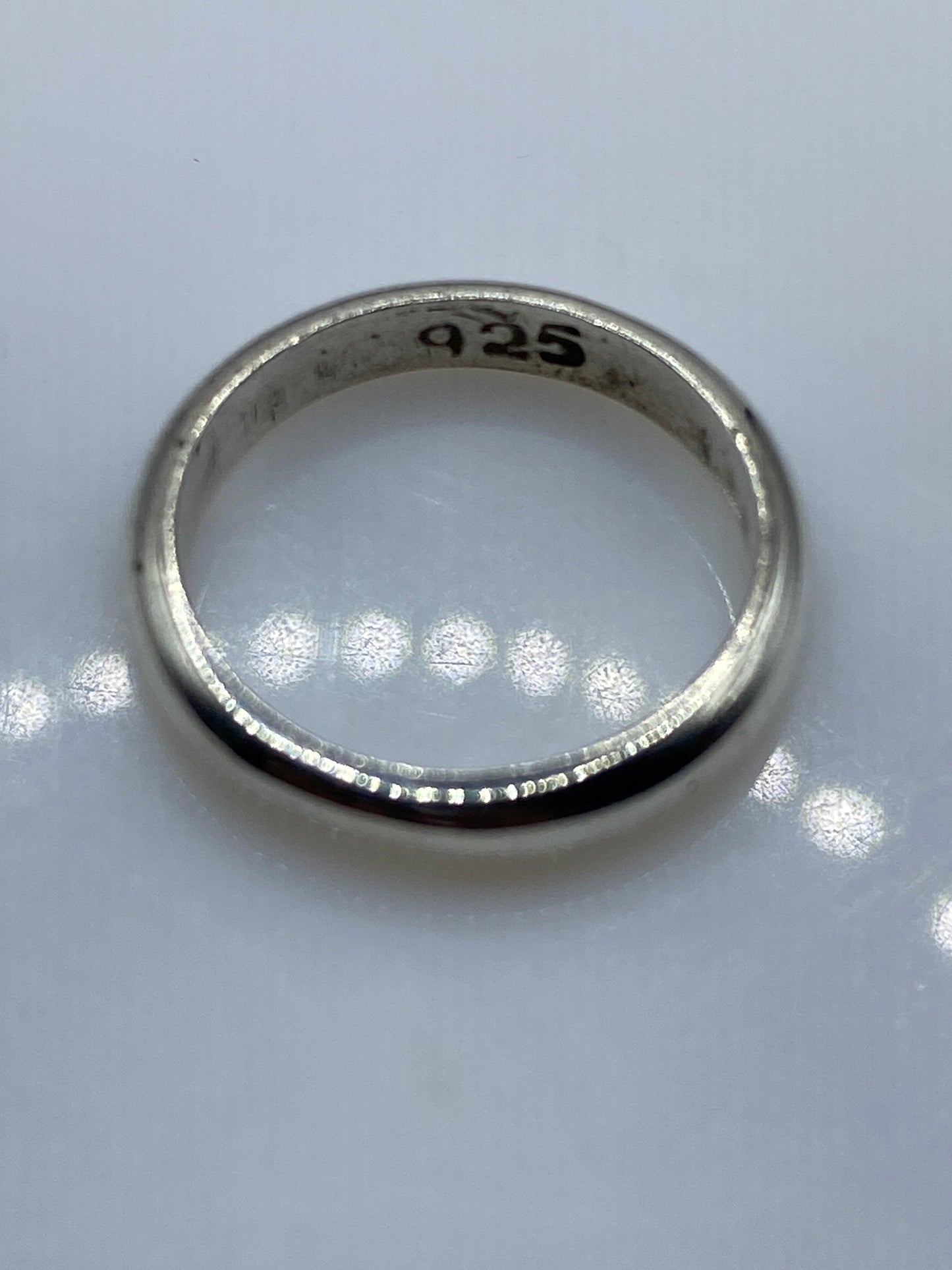 Anillo de Plata Banda Lisa Pulida — Minimalista .925 — foto 5