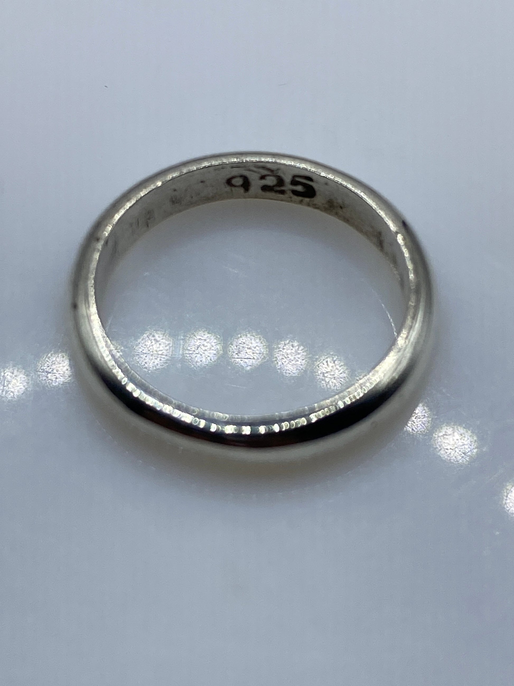 Anillo de Plata Banda Lisa Pulida — Minimalista .925 — foto 5