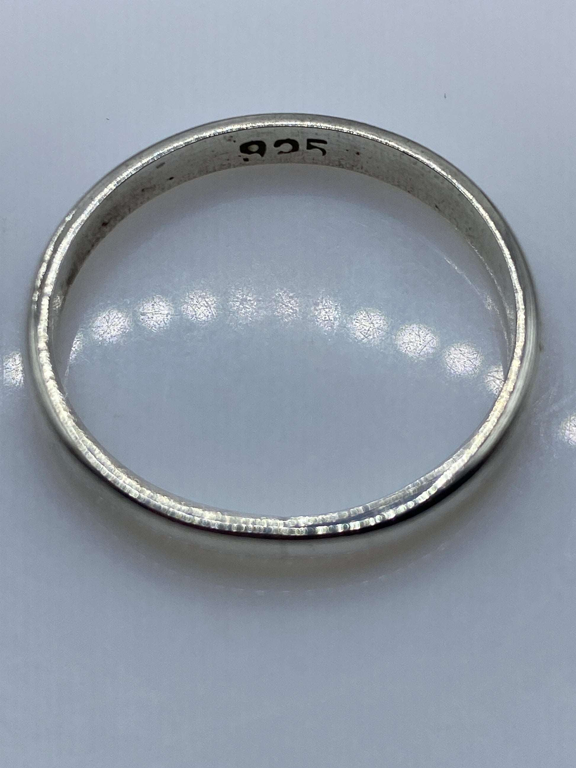 Anillo de Plata .925 Banda Pulida — Minimalista Unisex — foto 5