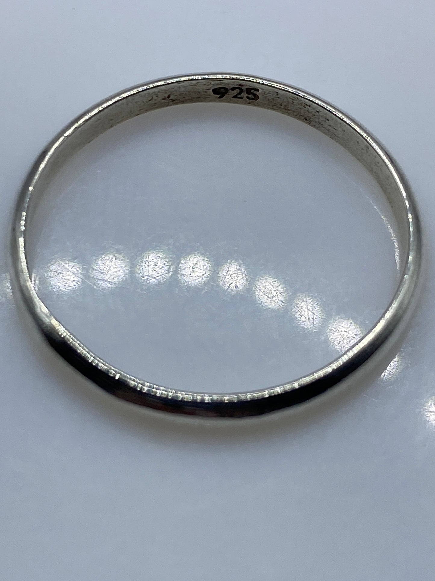 Anillo de Plata Pura Banda Lisa — Unisex Minimalista — foto 5