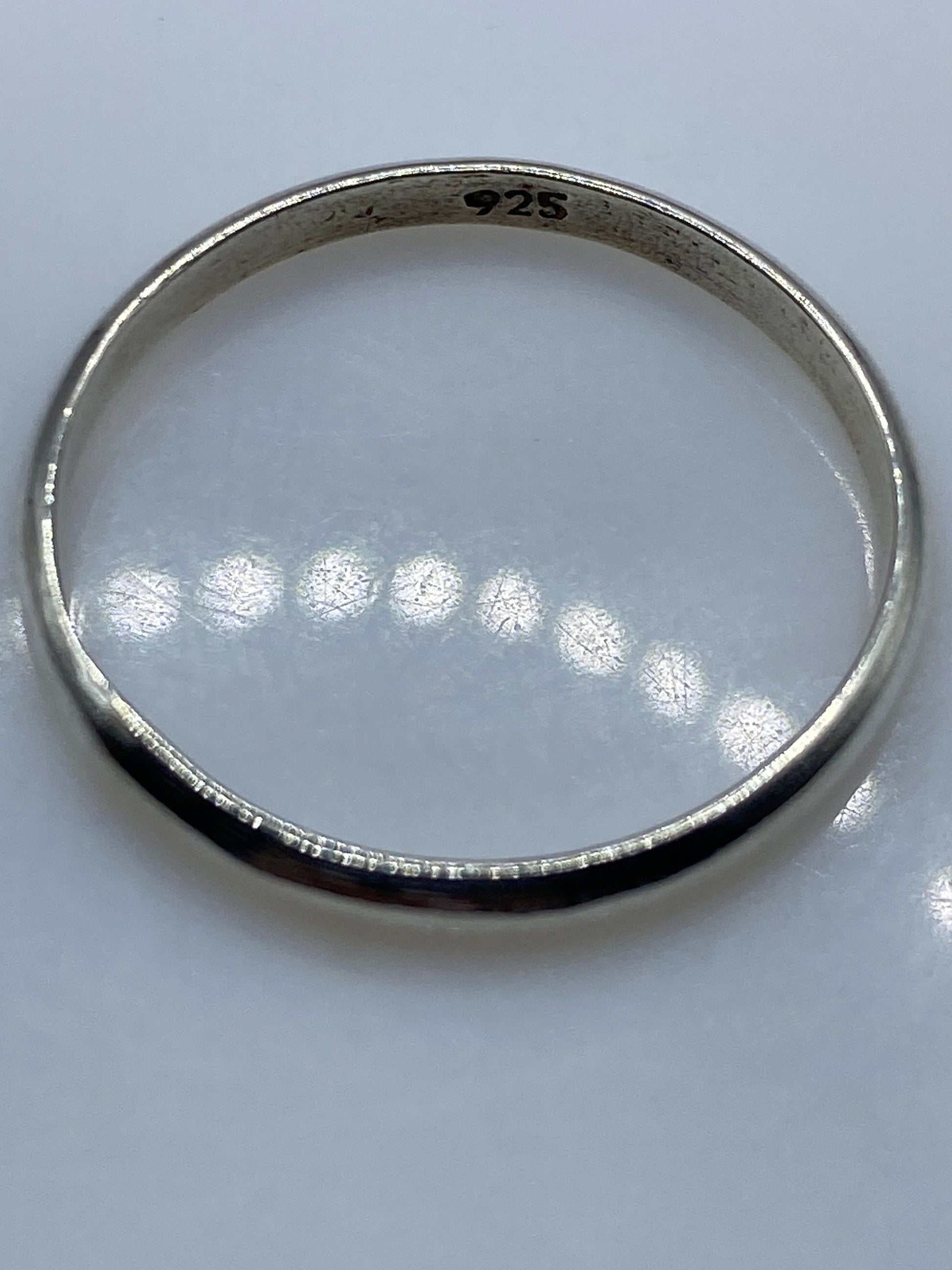 Anillo de Plata Pura Banda Lisa — Unisex Minimalista — foto 5