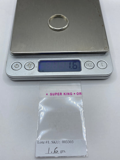 Anillo de Plata Pura Banda Lisa — Unisex Minimalista — foto 6