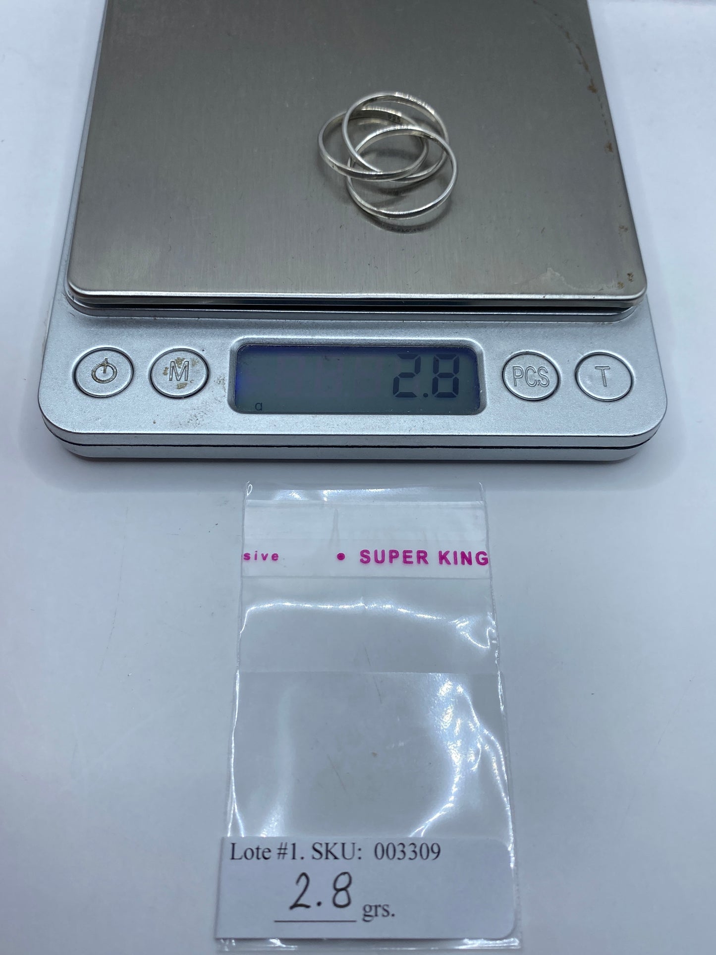 Anillo de Plata Eslabón Entrelazado — Uso Diario — foto 6