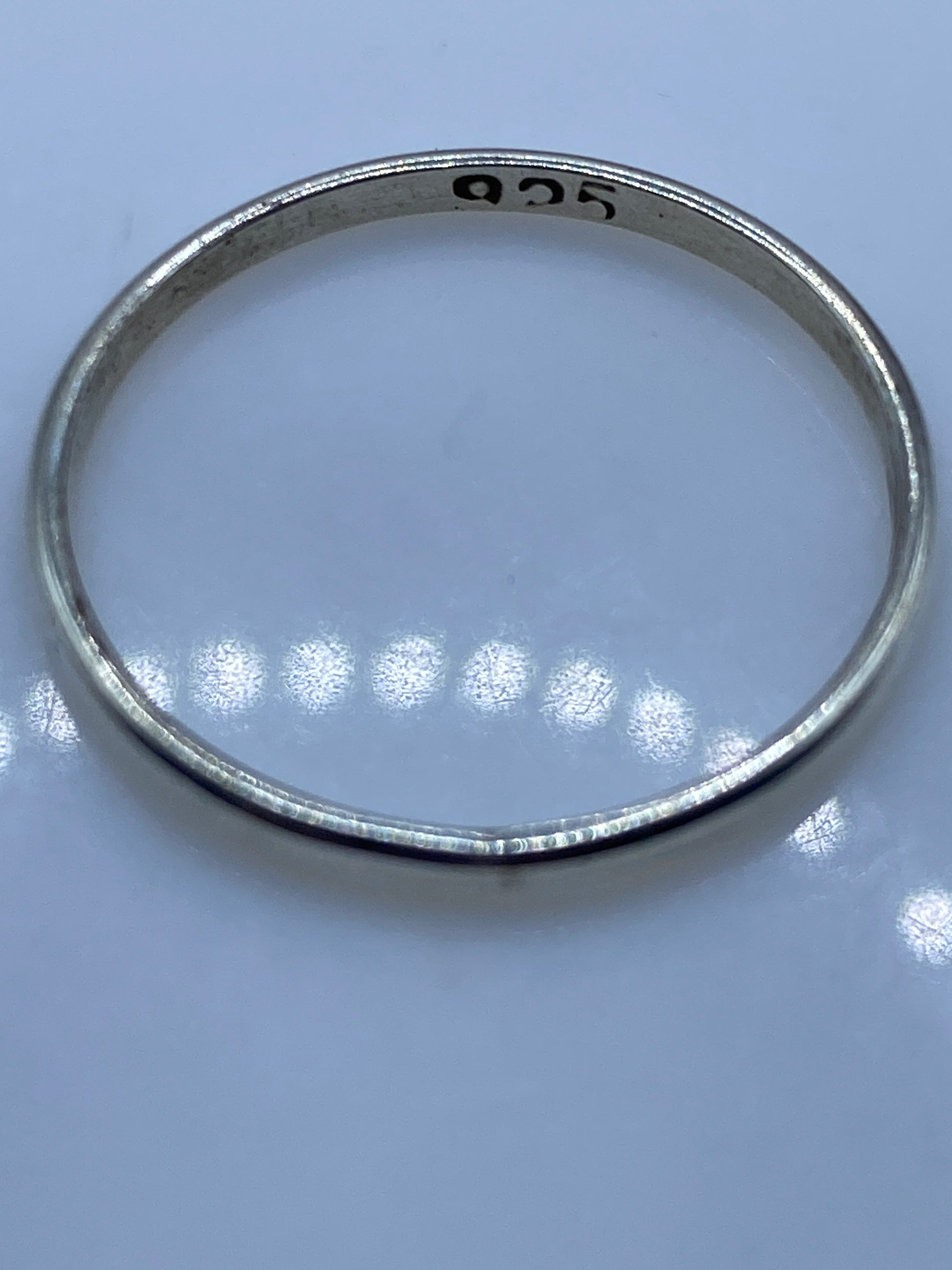 Anillo de Plata .925 Pulido Minimalista — Banda Lisa Unisex — foto 5
