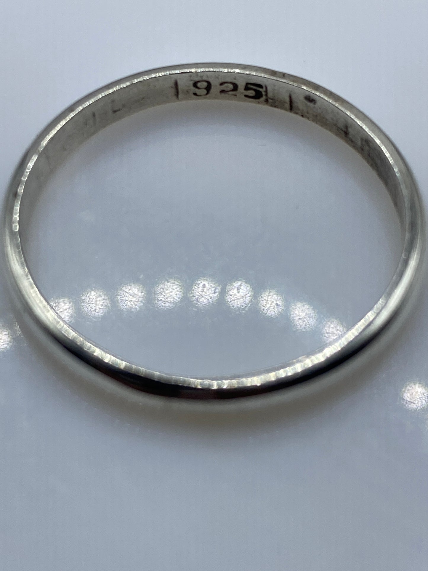 Anillo de Plata Banda Pulida Lisa — Minimalista Unisex — foto 5