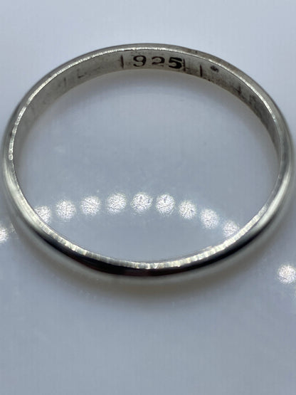 Anillo de Plata Banda Pulida Lisa — Minimalista Unisex — foto 5