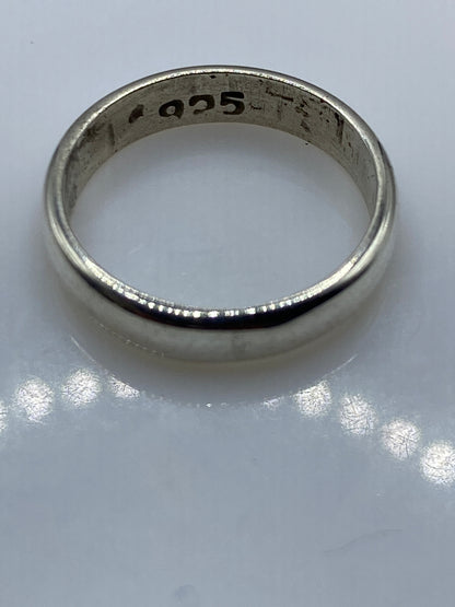 Anillo de Plata Pura Banda Pulida — Minimalista — foto 5