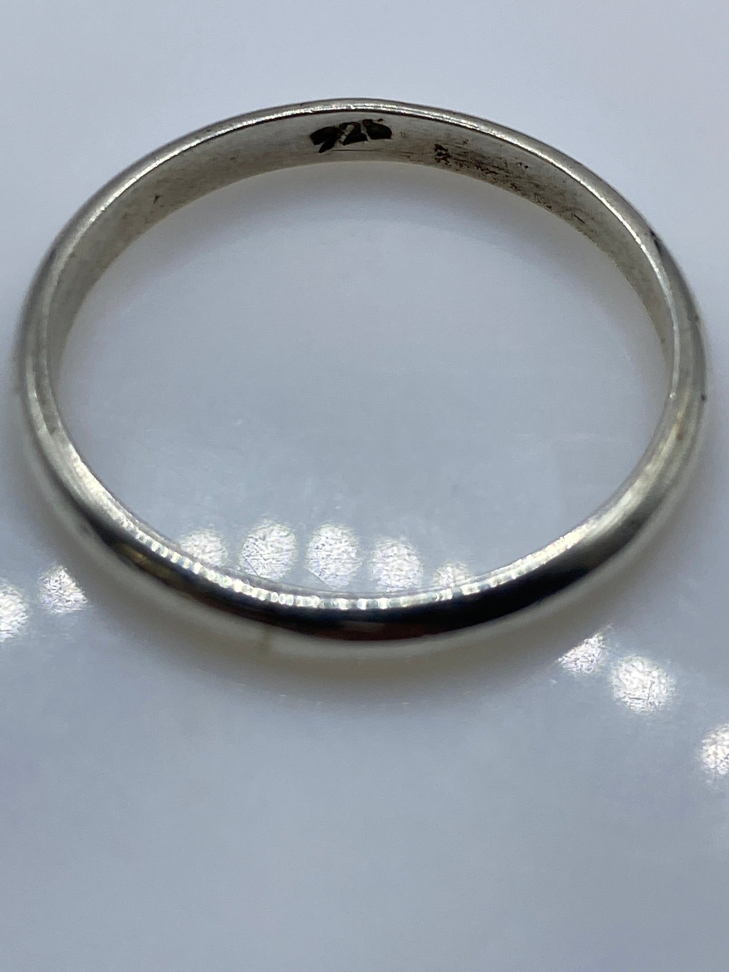 Anillo de Plata Banda Lisa Pulida — Minimalista Unisex — foto 5
