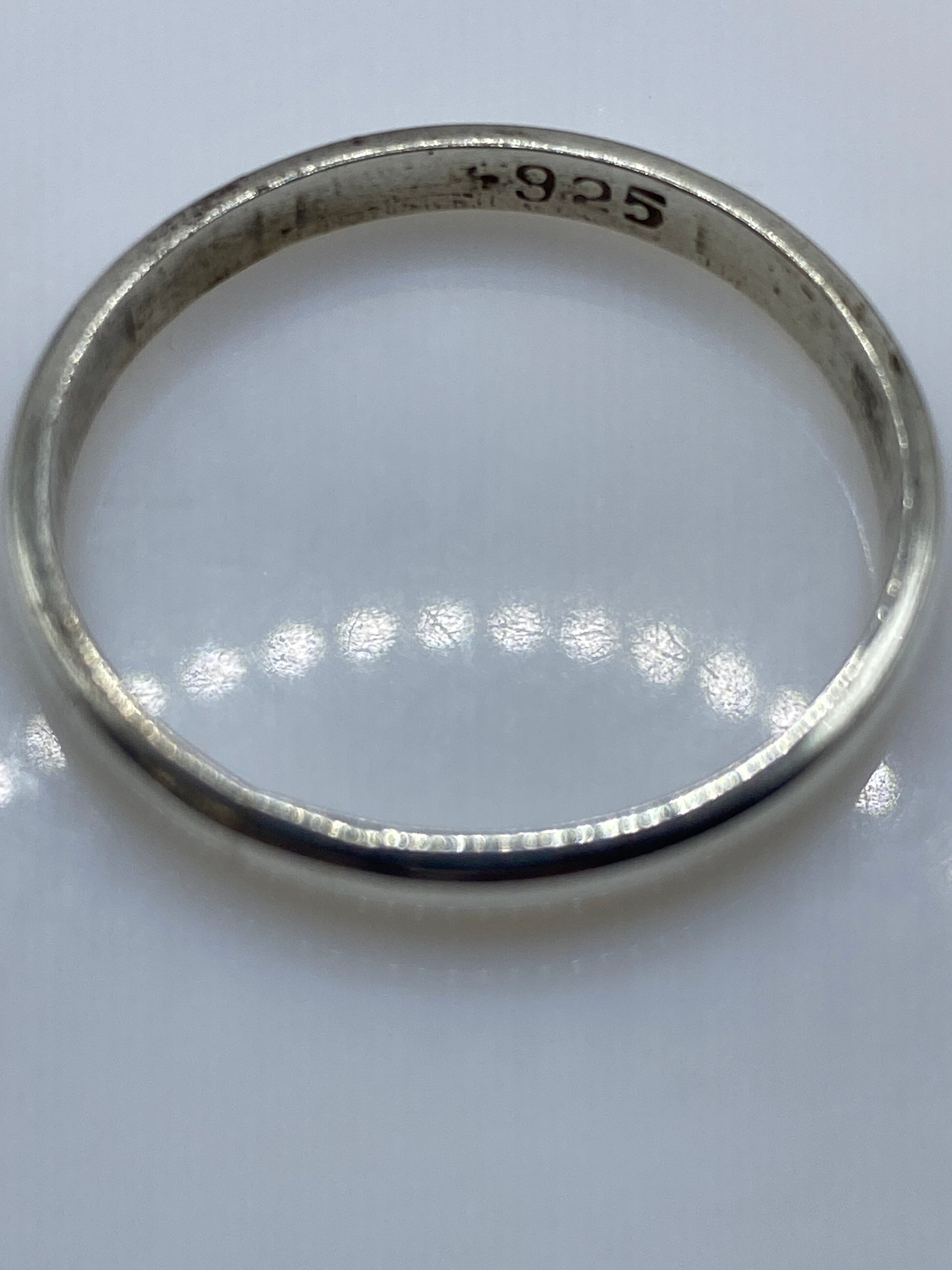Anillo de Plata Banda Lisa Pulida — Unisex Minimalista — foto 5