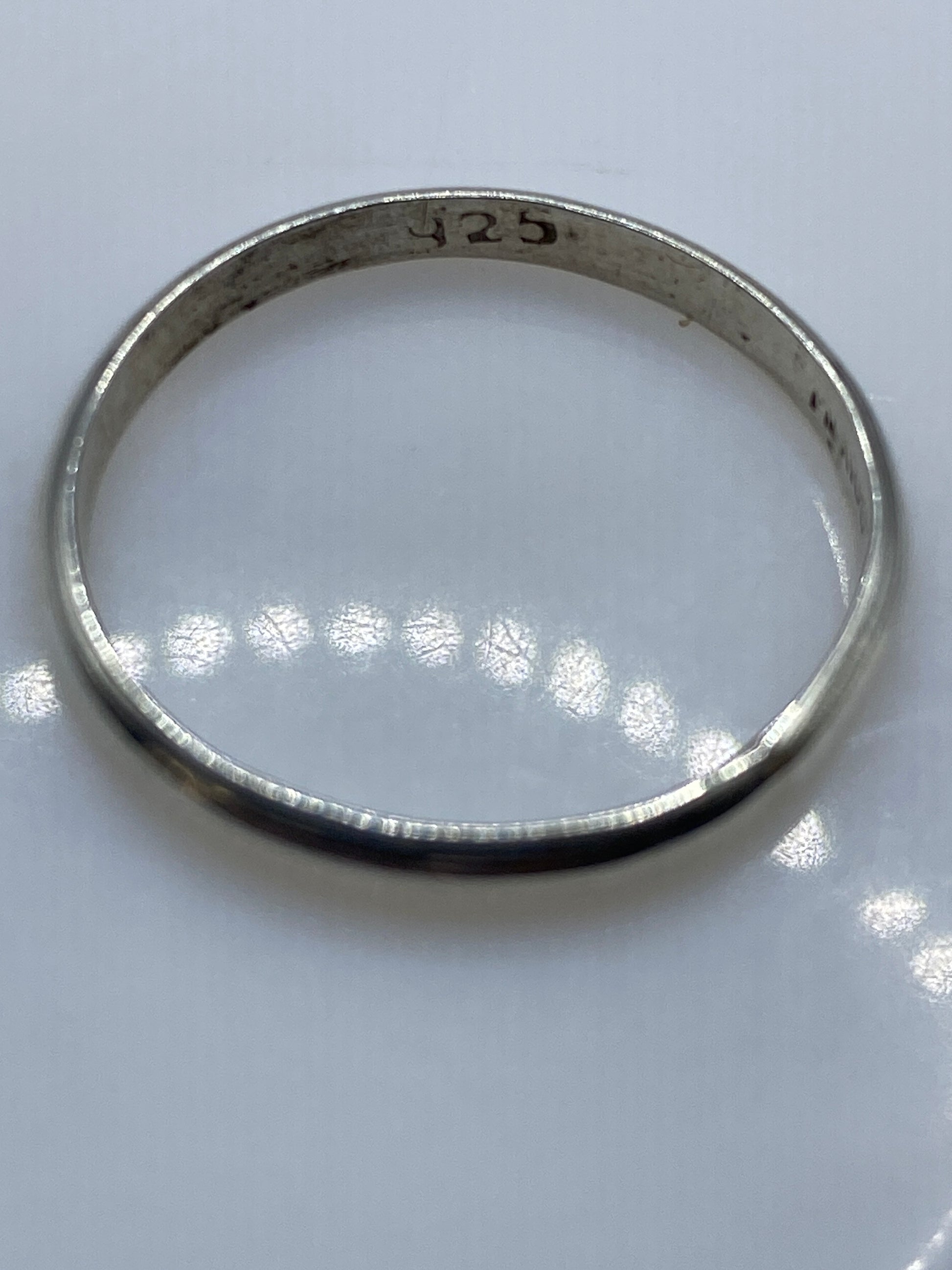 Anillo de Plata Banda Clásica Pulida — Minimalista Diario — foto 5