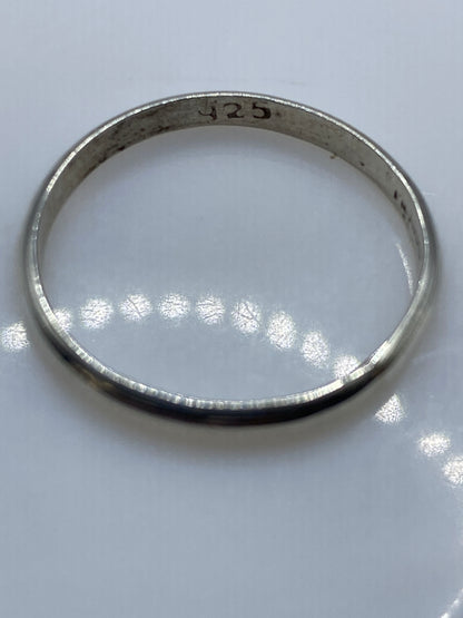 Anillo de Plata Banda Clásica Pulida — Minimalista Diario — foto 5