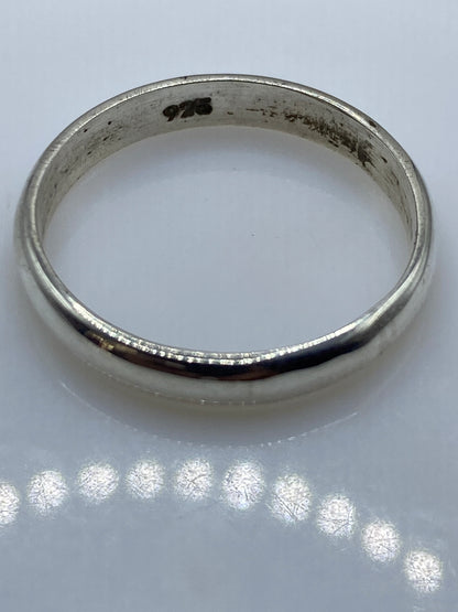 Anillo de Plata Banda Pulida Lisa — Minimalista .925 — foto 5