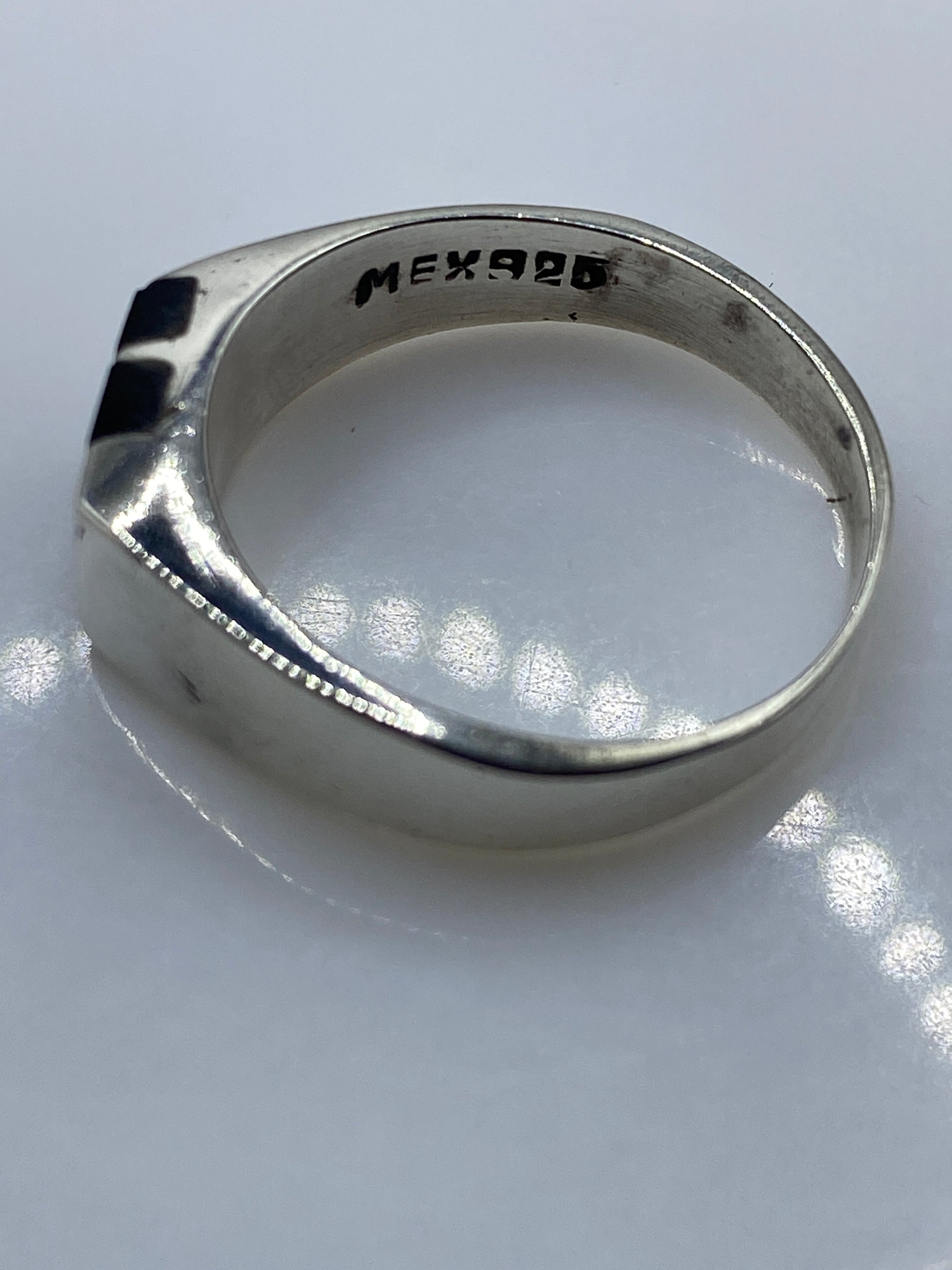 Anillo de Onix Negro Plata .925 — Geométrico Minimalista — foto 5