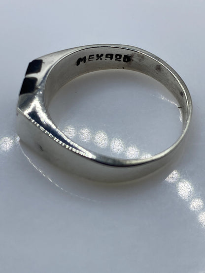 Anillo de Onix Negro Plata .925 — Geométrico Minimalista — foto 5