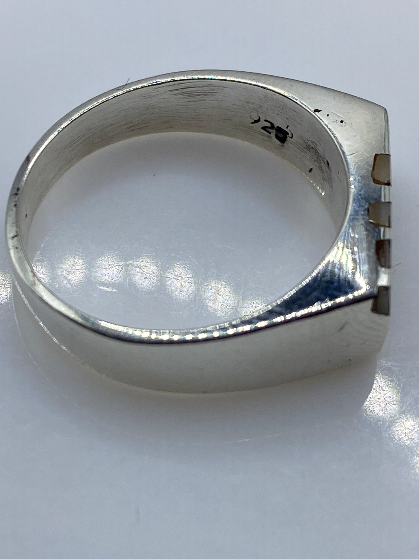 Anillo de Plata con Perla Blanca — Diseño Moderno Taxco — foto 5