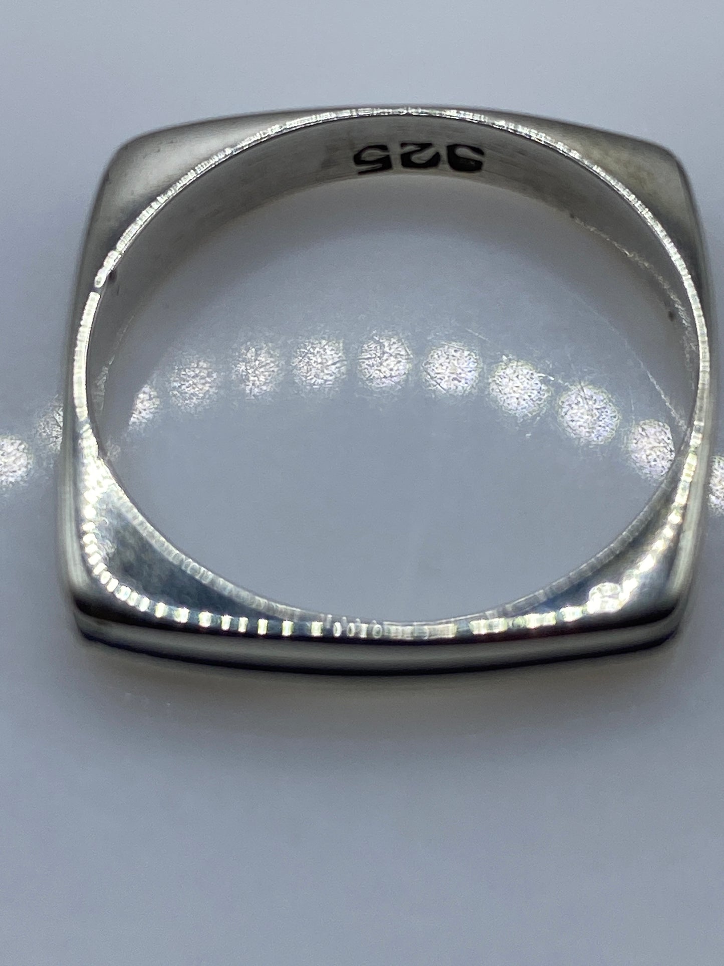 Anillo de Plata .925 con Ónix Negro — Sello Moderno — foto 5