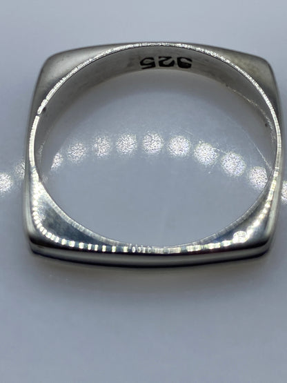 Anillo de Plata .925 con Ónix Negro — Sello Moderno — foto 5
