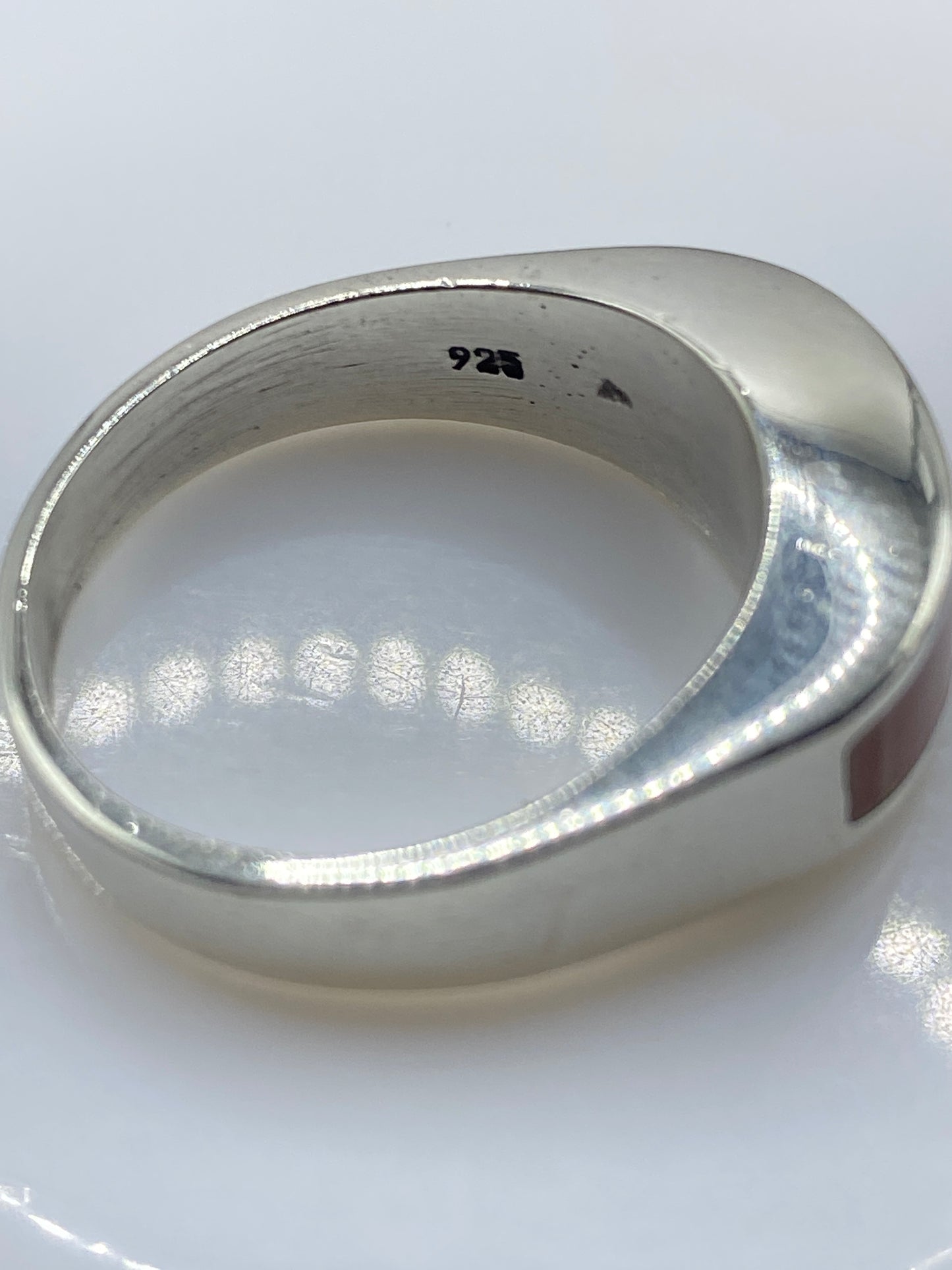 Anillo de Plata .925 con Piedra — Diseño Moderno Unisex — foto 5