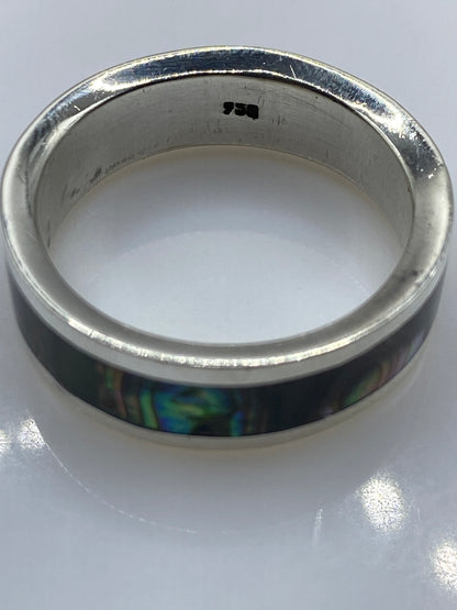 Anillo de Plata .925 con Incrustación — Diseño Unisex — foto 5