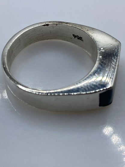 Anillo de Plata Malaquita Verde — Solitario Unisex — foto 5