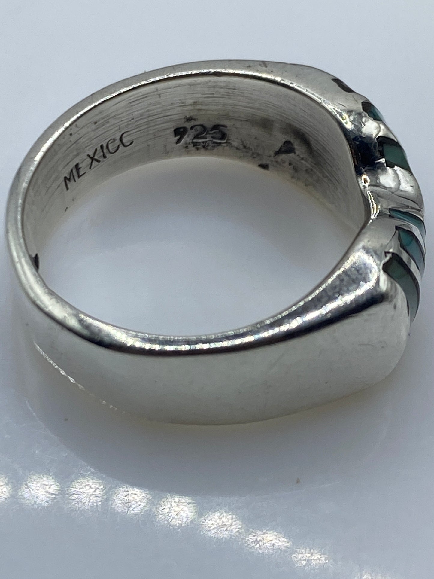 Anillo de Plata Turquesa Azul — Diseño Étnico Artesanal — foto 5