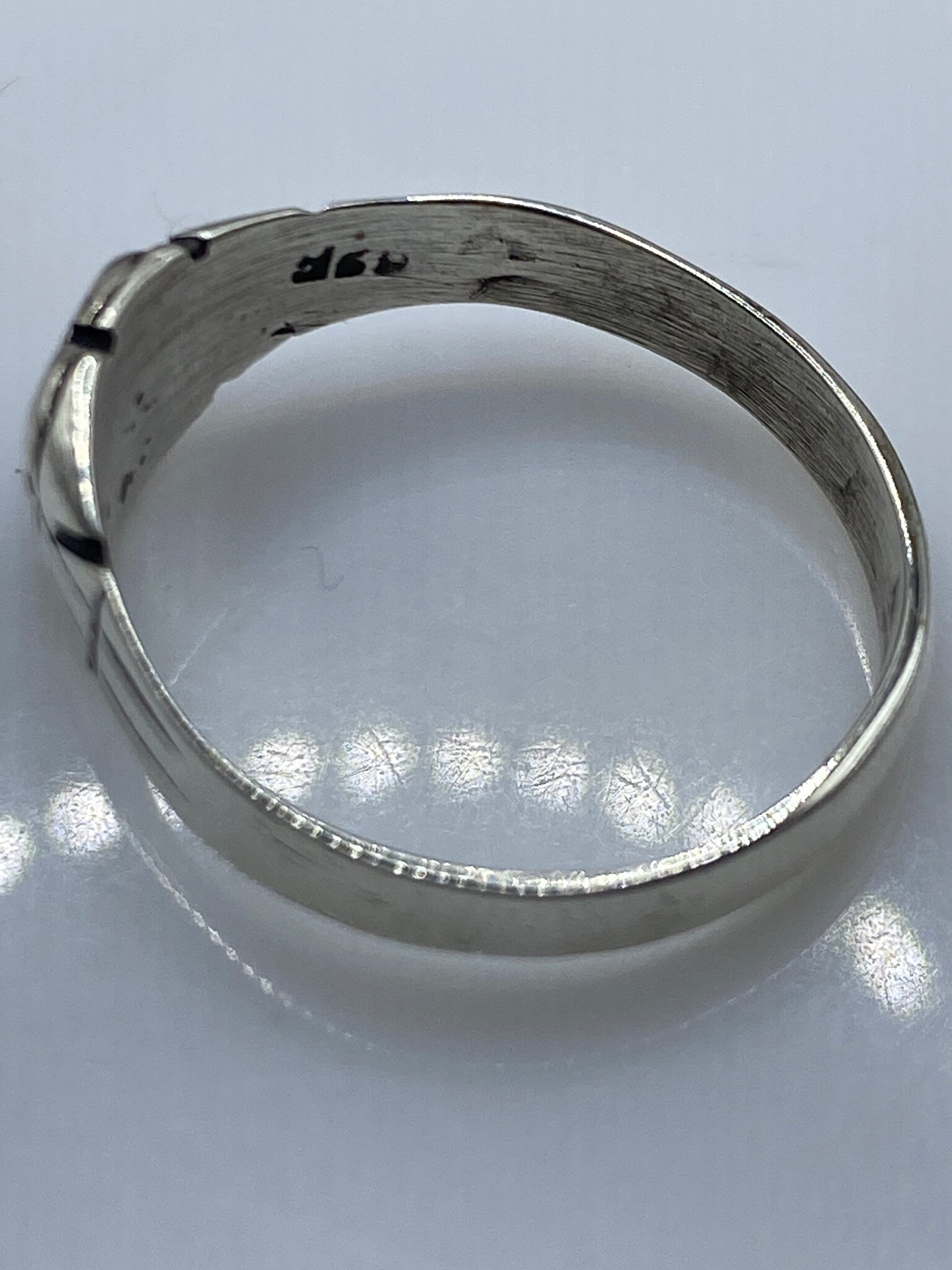 Anillo de Plata .925 con Malaquita Verde — Solitario Minimalista — foto 5
