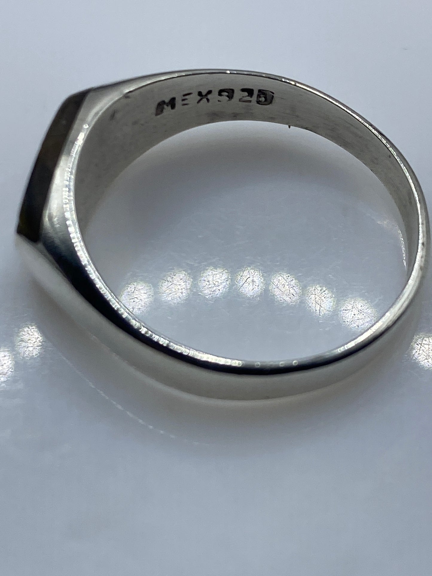 Anillo de Plata .925 Piedra Natural — Diseño Moderno — foto 5