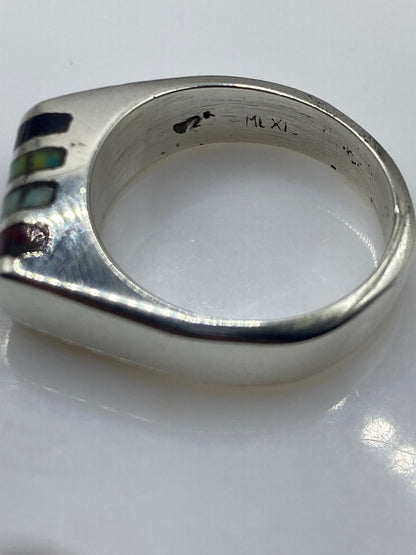 Anillo de Plata Onix Negro Robusto — Unisex Taxco — foto 5