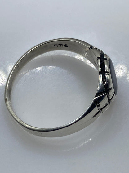 Anillo de Plata .925 con Ónix Negro — Minimalista Unisex — foto 5
