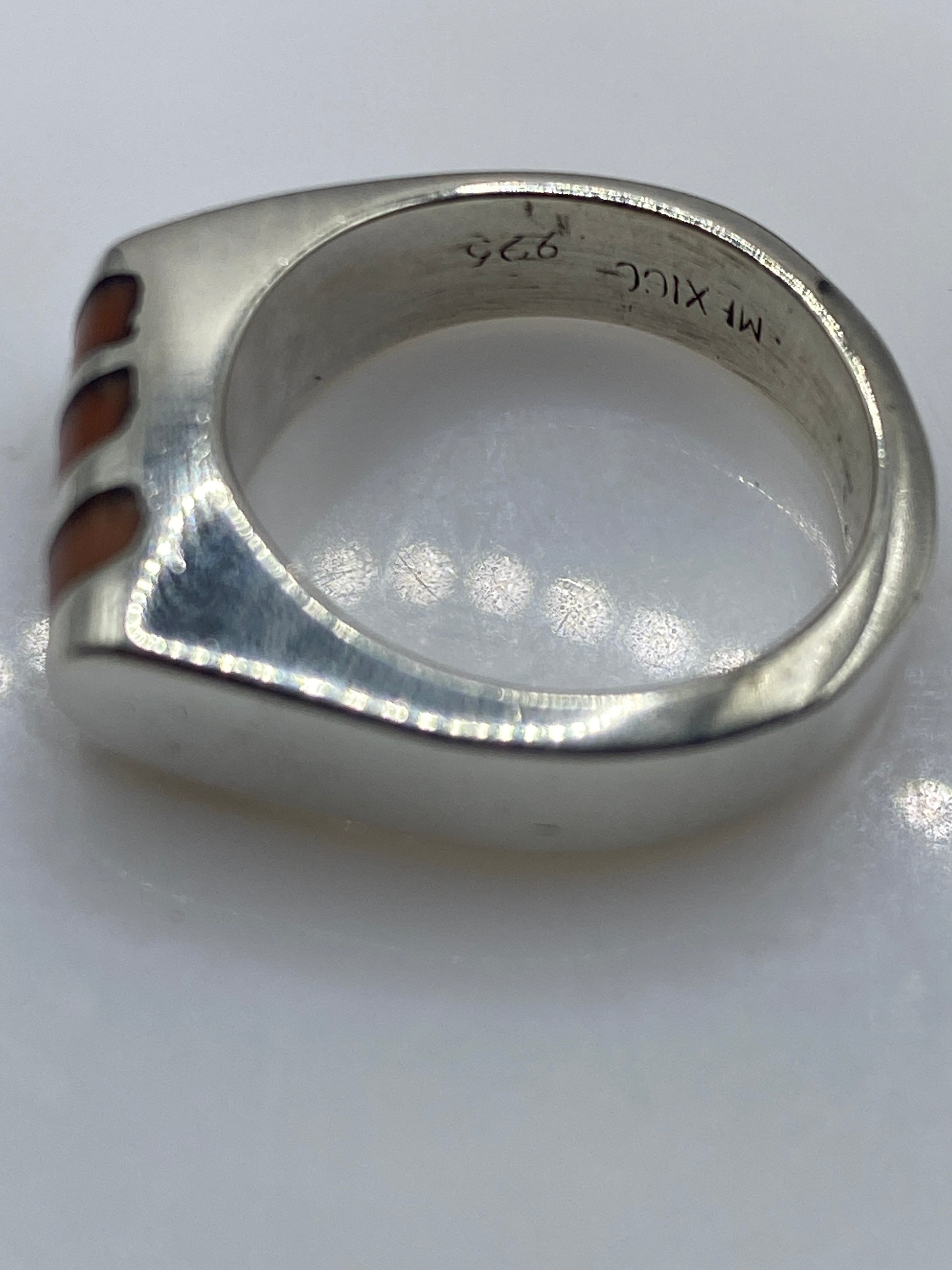 Anillo de Plata Coral Enlazado — Diseño Unisex Taxco — foto 5