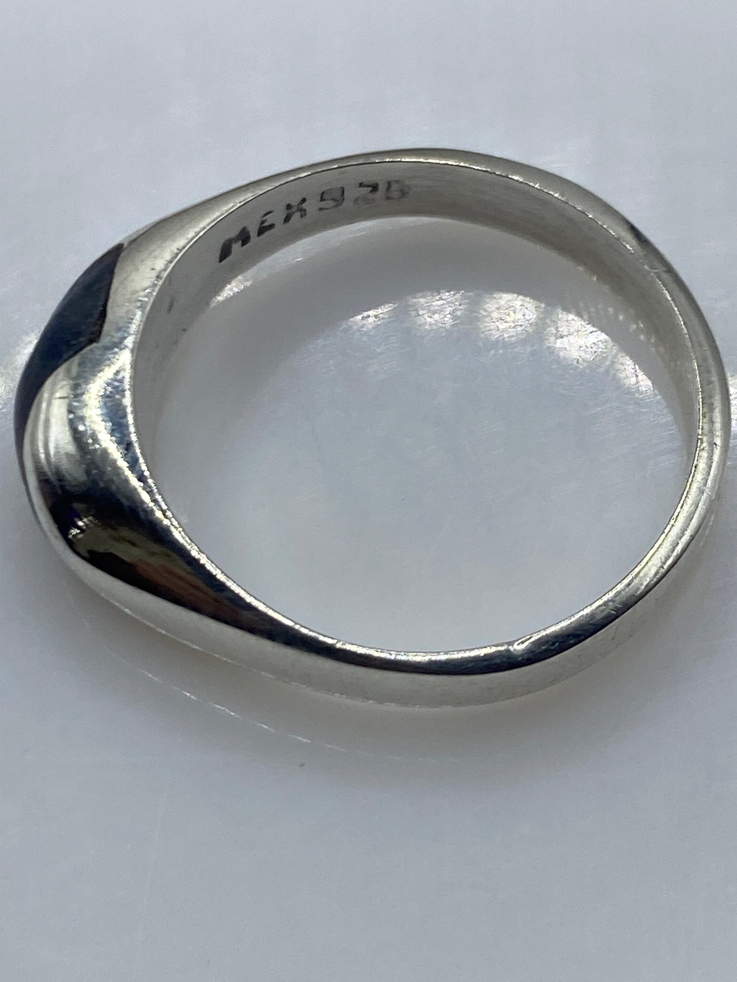 Anillo de Plata Lapislázuli Azul — Solitario Minimalista — foto 5
