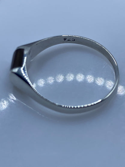 Anillo de Plata Solitario Minimalista — Talla 8 — foto 6