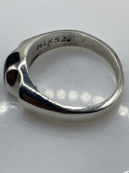 Anillo de Plata con Ónix Negro — Minimalista Unisex — foto 5