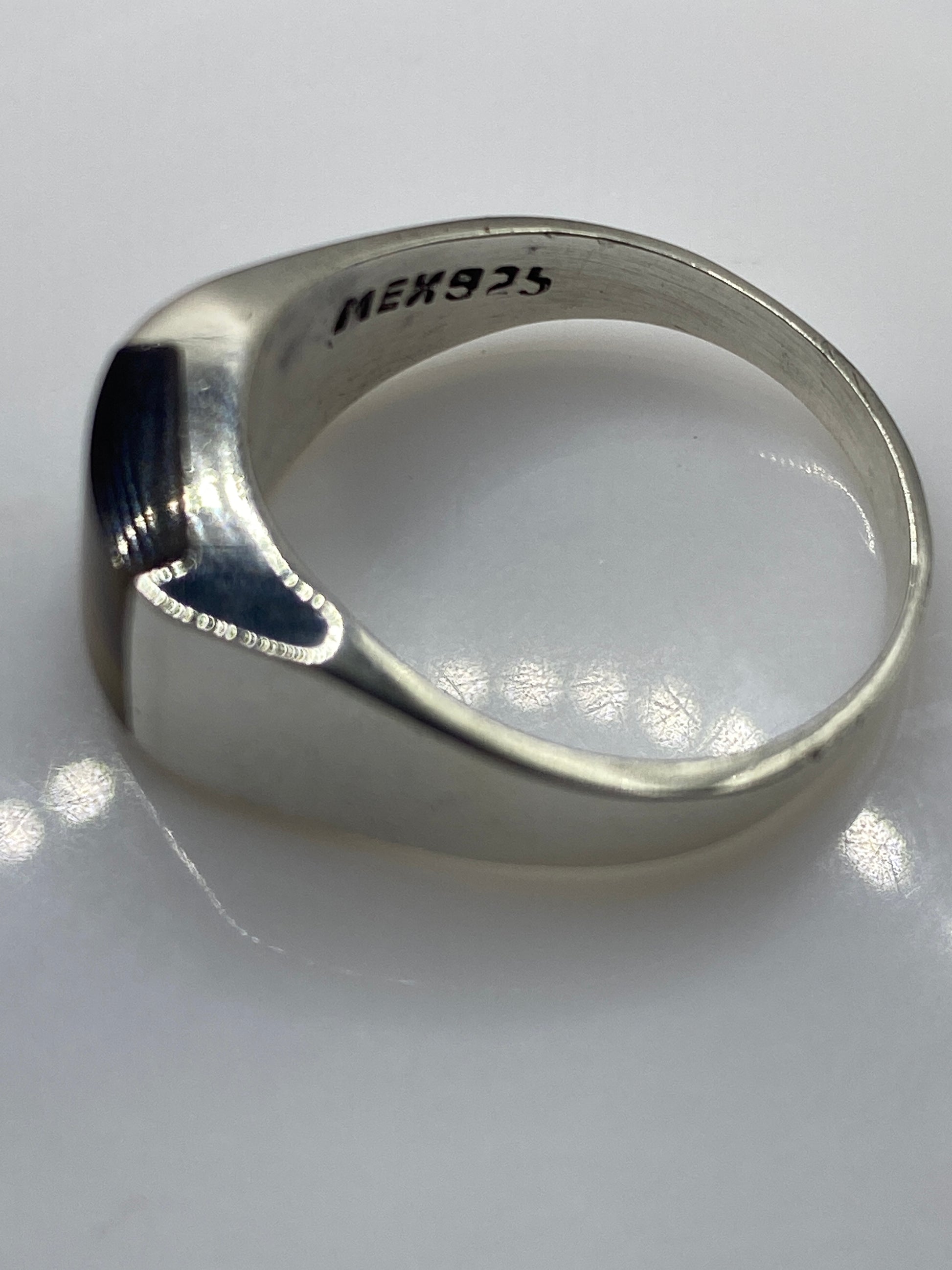 Anillo de Plata Solitario Piedra Café — Diseño Minimalista — foto 5