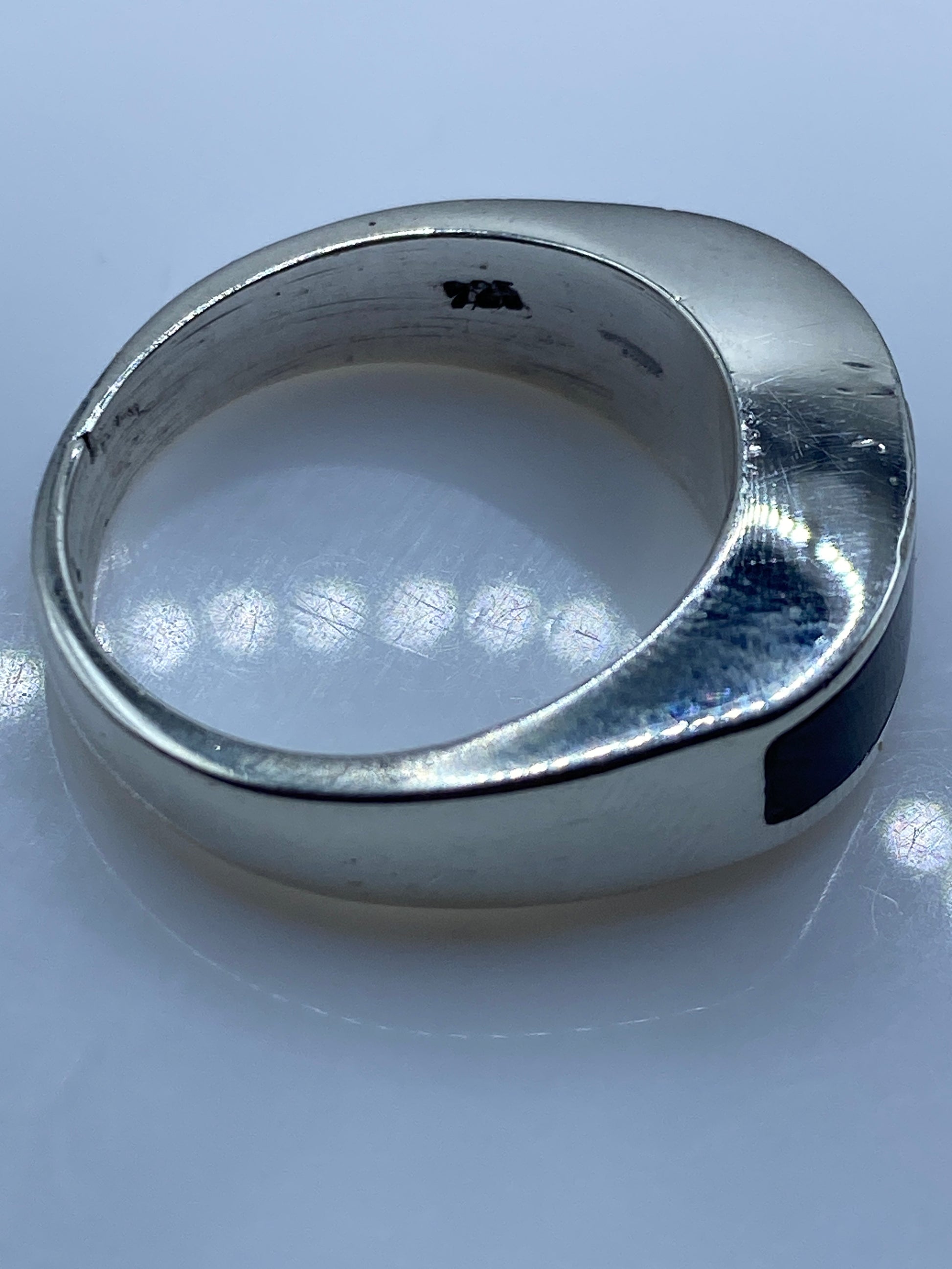 Anillo de Plata .925 Geométrico Minimalista — Solitario — foto 5