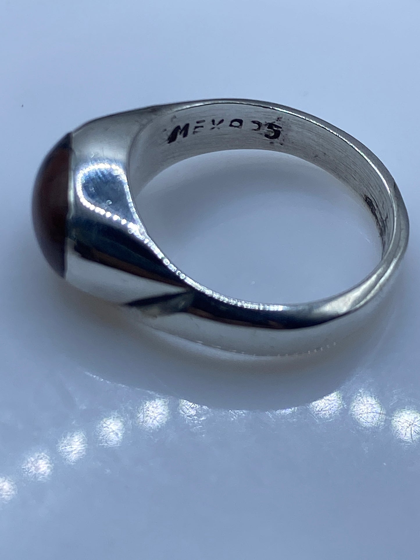Anillo Solitario Plata .925 — Piedra Oval Taxco — foto 5