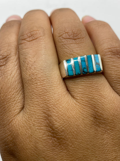 Anillo completo mostrando el sello 925 MEXICO en la banda interior