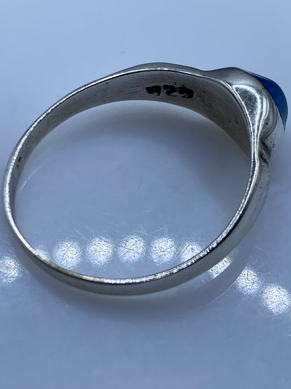 Anillo de Plata con Malaquita Verde — Minimalista Unisex — foto 5