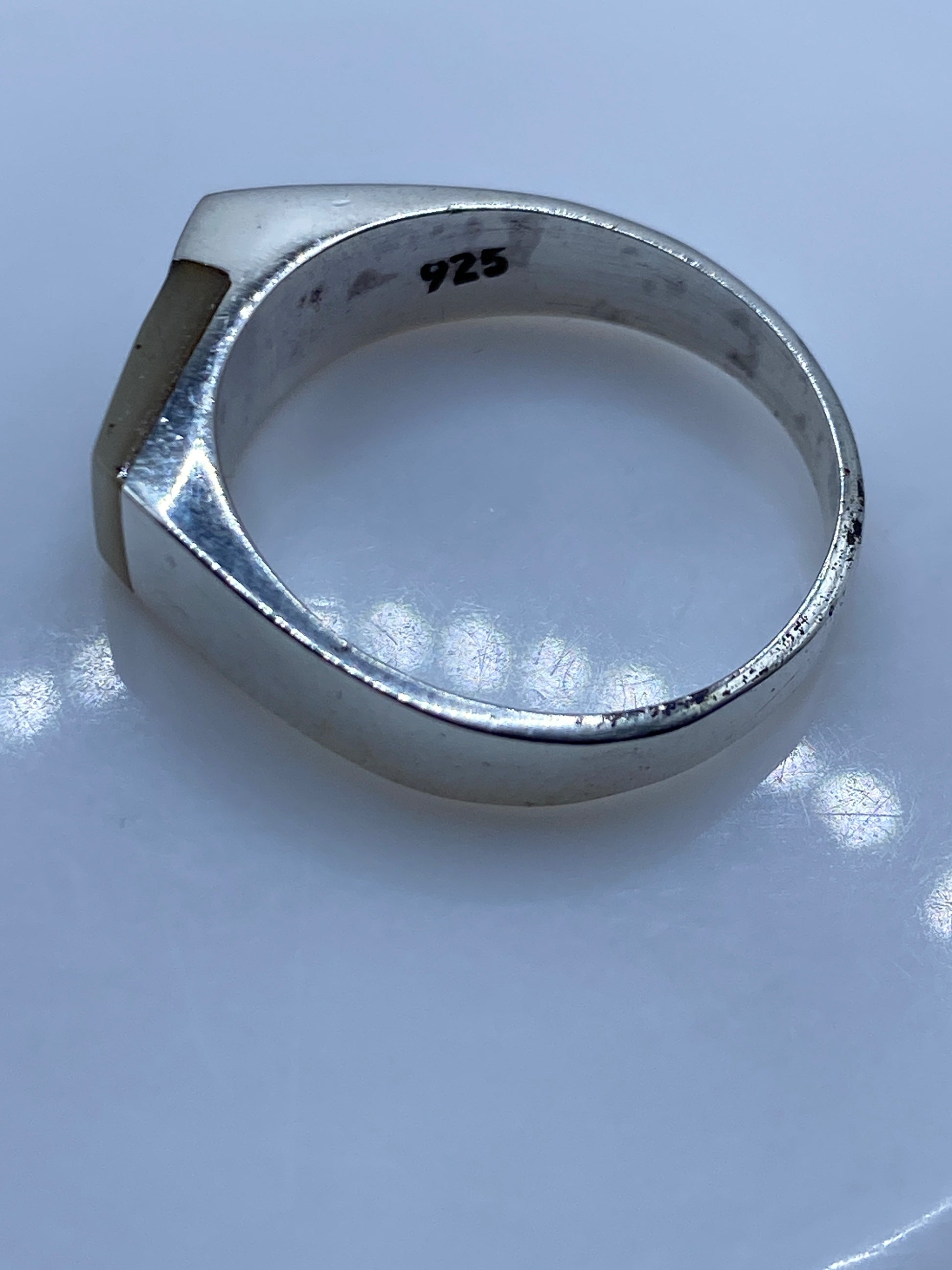 Anillo de Plata Perla Natural — Solitario Minimalista — foto 5