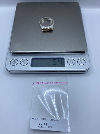 Anillo de Plata .925 con Piedra Café Natural — Diseño Moderno — foto 6
