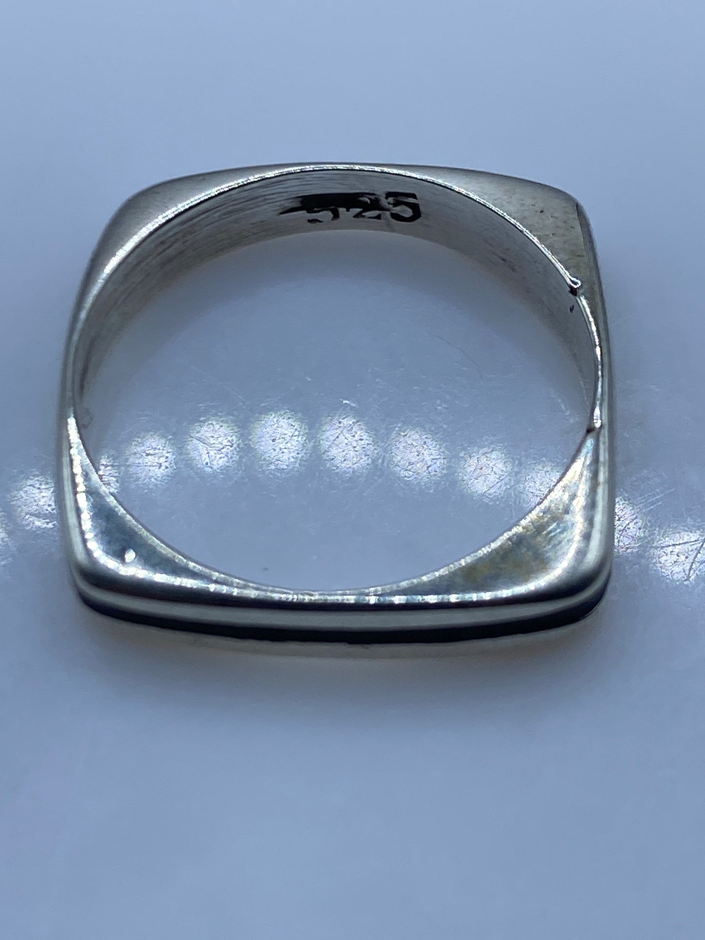 Anillo Plata Ónix Negro Minimalista — Unisex Taxco — foto 5