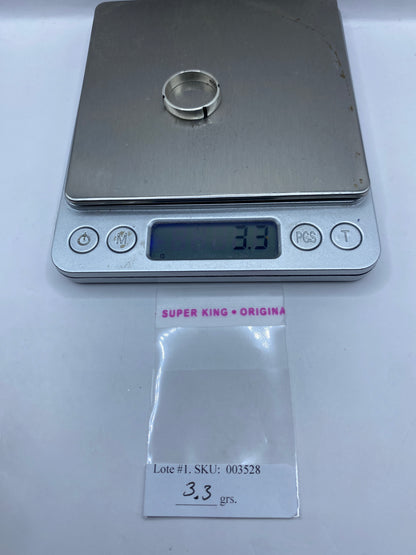Anillo de Plata con Ónix Negro — Banda Sello Minimalista — foto 6