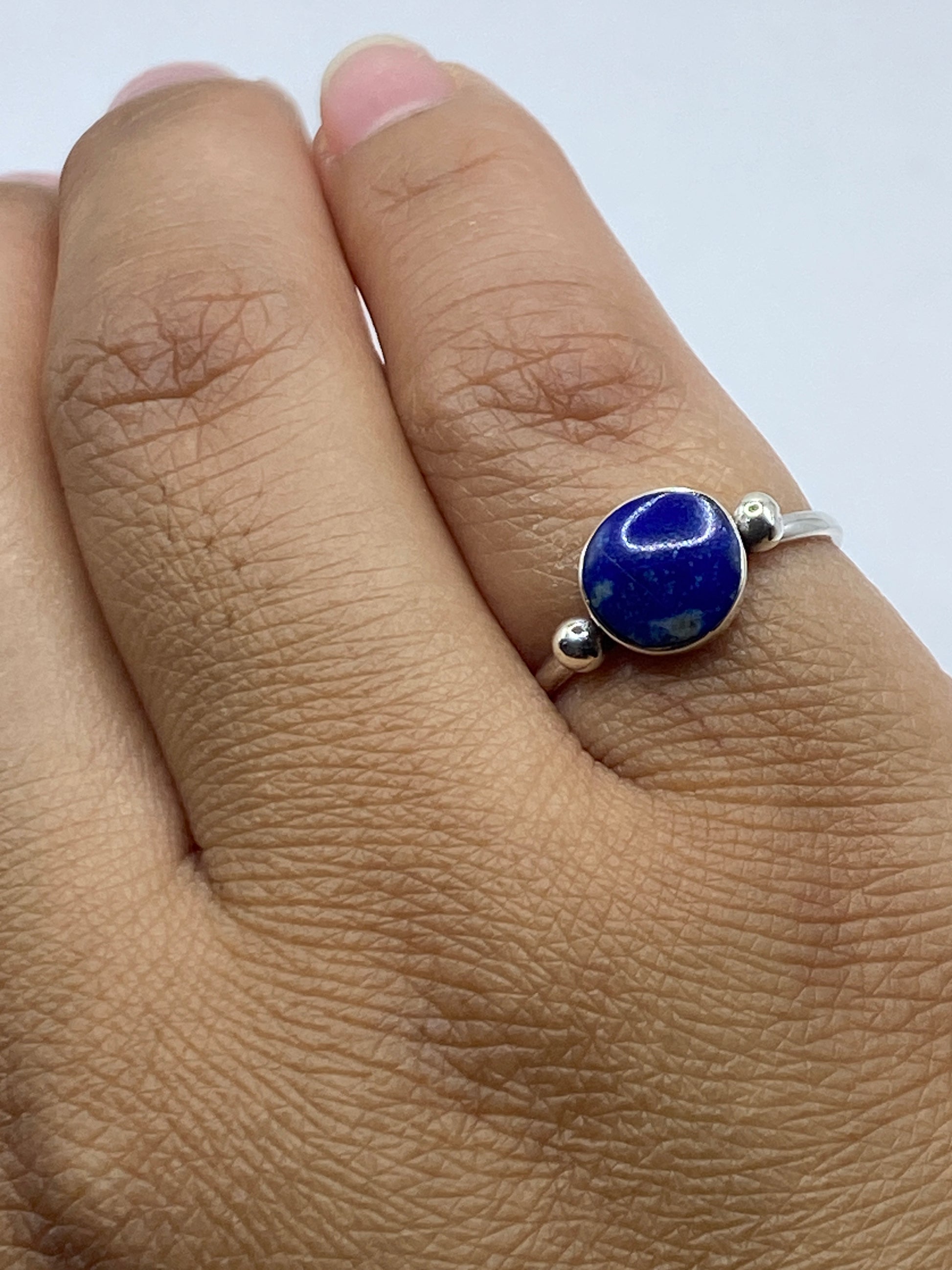 Hallmark .950 visible en el interior del anillo de Taxco