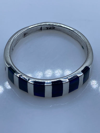 Anillo Plata Ópalo de Fuego Banda Lisa — Unisex Taxco — foto 5