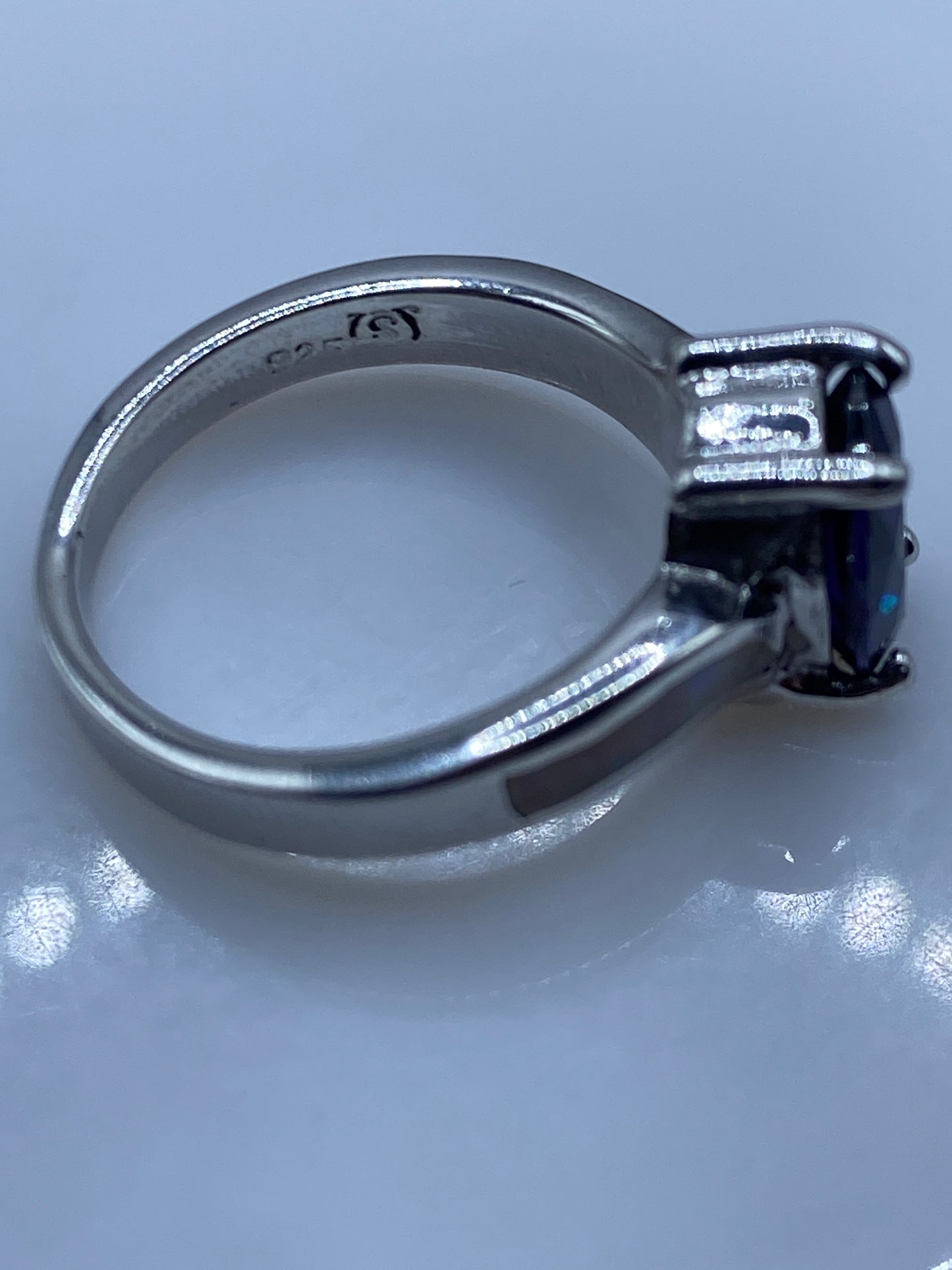 Anillo Ópalo de Fuego en Plata .925 — Solitario Artesanal — foto 5
