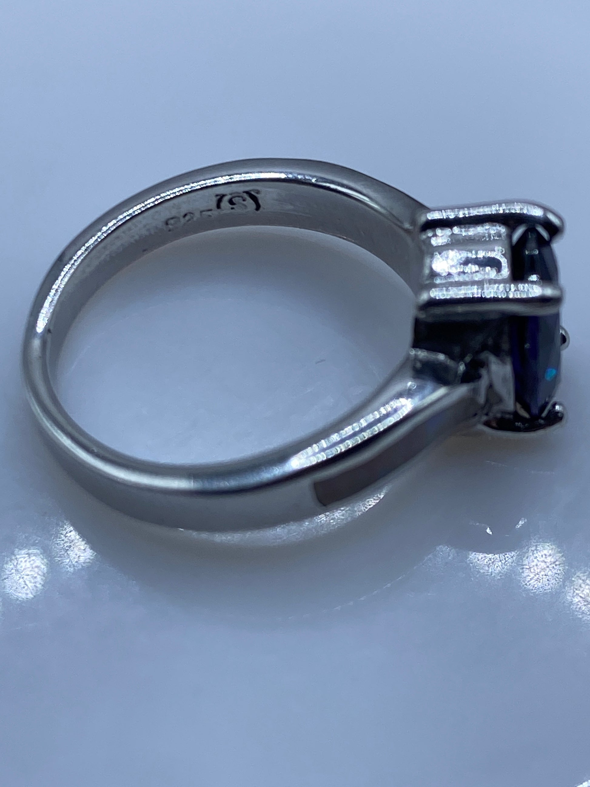 Anillo Ópalo de Fuego en Plata .925 — Solitario Artesanal — foto 5