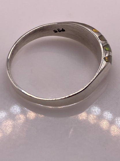 Anillo de Plata Ópalo de Fuego — Minimalista Taxco — foto 5